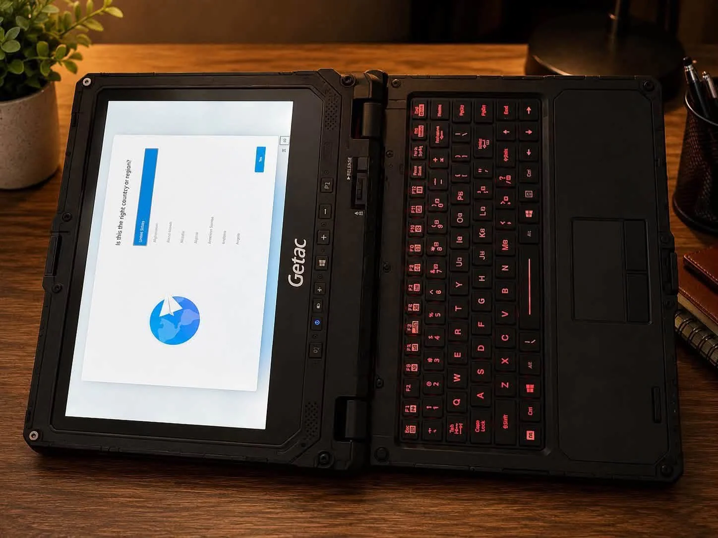 Getac K120 Rugged Toughbook Touch i5-8250U 1.60Ghz 16GB 512GB NVMe Win 11 pro — 1